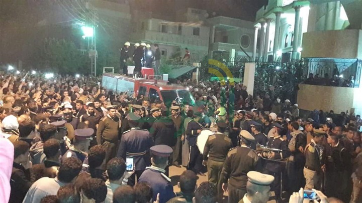 بالفيديو.. تشييع جثمان الملازم أول محمد نجيب ضحية حادث كمين الهرم