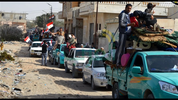 بالصور.. الحياة تعود لطبيعتها بـ"الشيخ زويد" بعد تطهيرها من الإرهاب
