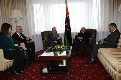 بالصور.. رئيس البرلمان الليبي يلتقي عددًا من المسئولين بروسيا