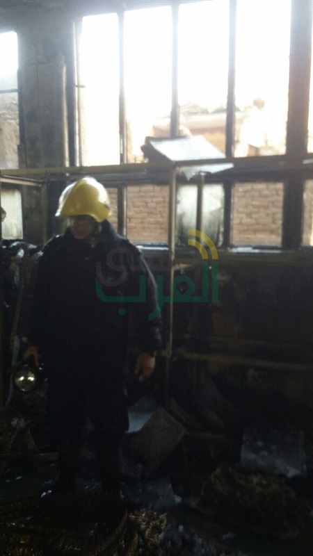 إخماد حريق مصنع كريستال عصفور بشبرا الخيمة