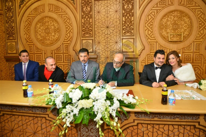 بالصور.. نجوم الفن والمجتمع في عقد قران أحمد رأفت وإيناس حازم بالصور.. نجوم الفن والمجتمع في عقد قران أحمد رأفت وإيناس حازم