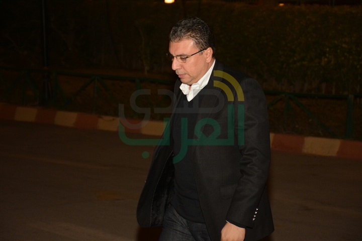 بالصور.. عمرو الليثي و رشوان توفيق و محمد فريد في عزاء احمد راتب