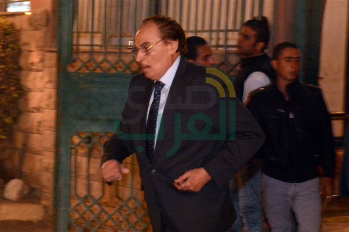 بالصور.. سمير صبرى والحلفاوي في عزاء زبيده ثروت