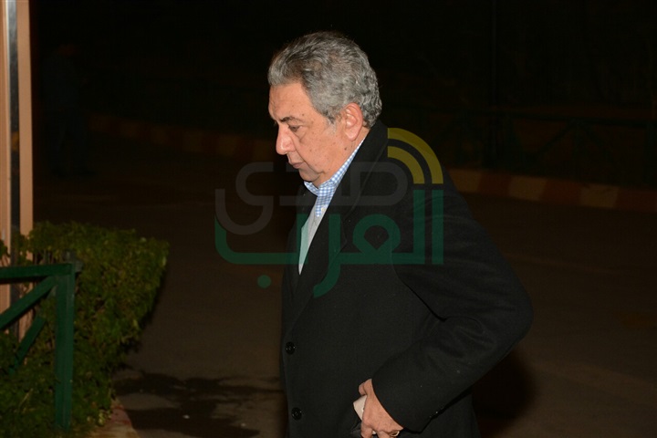 بالصور.. سمير صبرى والحلفاوي في عزاء زبيده ثروت