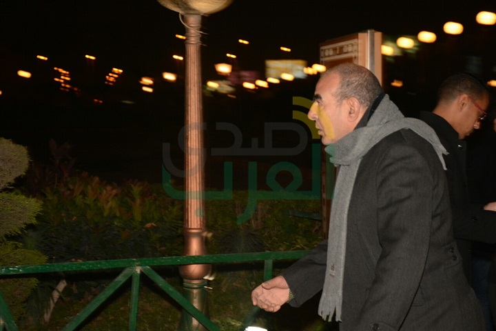 بالصور.. عمرو الليثي و رشوان توفيق و محمد فريد في عزاء احمد راتب