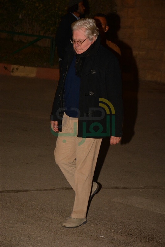 بالصور.. عمرو الليثي و رشوان توفيق و محمد فريد في عزاء احمد راتب