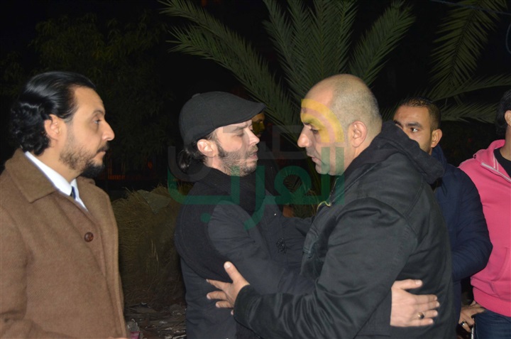 النجوم فى عزاء والدة ماهر عصام النجوم فى عزاء والدة ماهر عصام