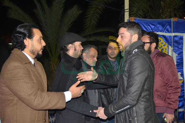 النجوم فى عزاء والدة ماهر عصام النجوم فى عزاء والدة ماهر عصام
