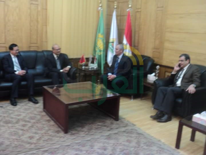جامعة بنها تستقبل وفد أكاديمية العلوم الصينية