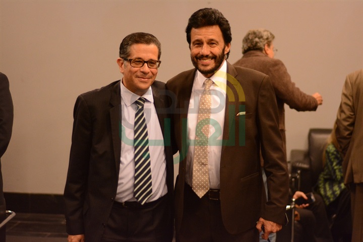 بالصور. . الهام شاهين وخالد يوسف فى عرض "سجن الوصمة" بالصور. . الهام شاهين وخالد يوسف فى عرض "سجن الوصمة"