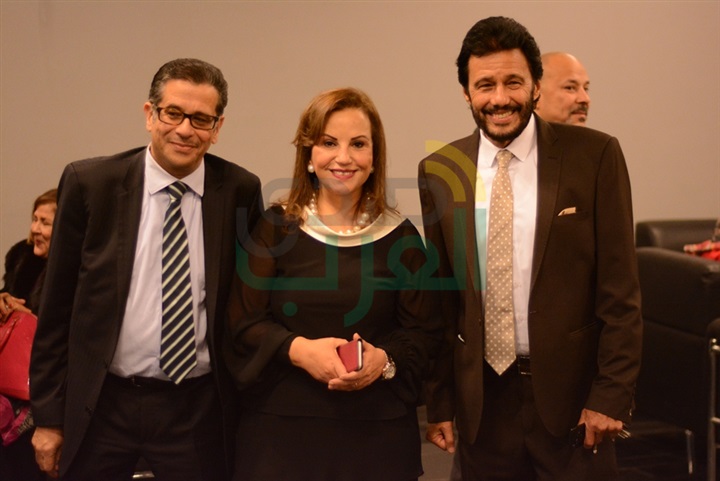 بالصور. . الهام شاهين وخالد يوسف فى عرض "سجن الوصمة" بالصور. . الهام شاهين وخالد يوسف فى عرض "سجن الوصمة"