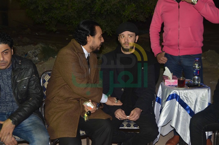 النجوم فى عزاء والدة ماهر عصام النجوم فى عزاء والدة ماهر عصام