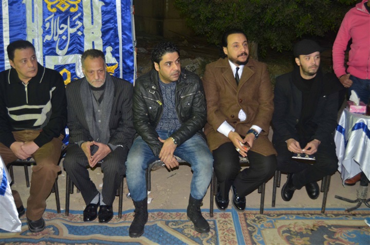 النجوم فى عزاء والدة ماهر عصام النجوم فى عزاء والدة ماهر عصام