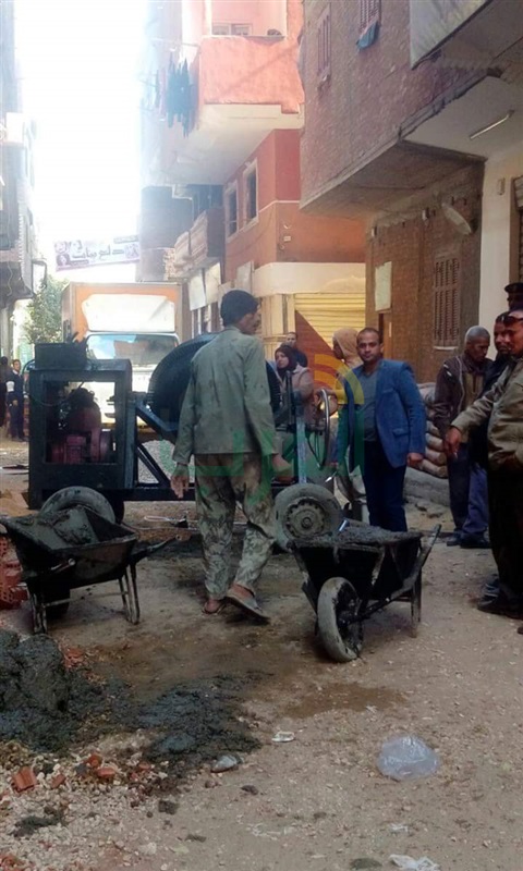 بالصور.. حملة مكبرة لإزالة الإشغالات بالخصوص