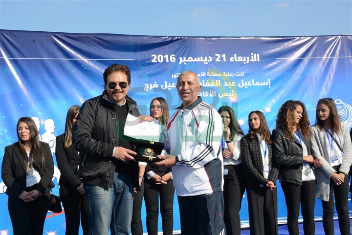 بالصور.. تكريم وليد توفيق وأحمد رزق والعلايلى ومحمد رياض بالأكاديمية البحرية