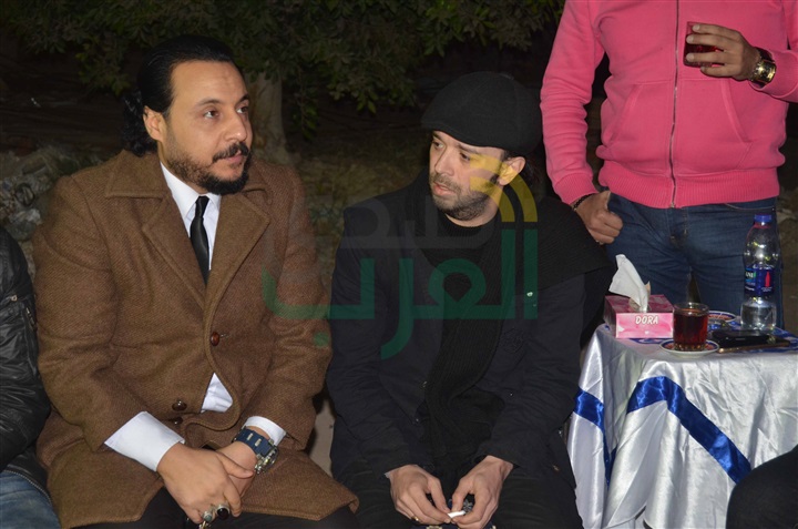 النجوم فى عزاء والدة ماهر عصام النجوم فى عزاء والدة ماهر عصام