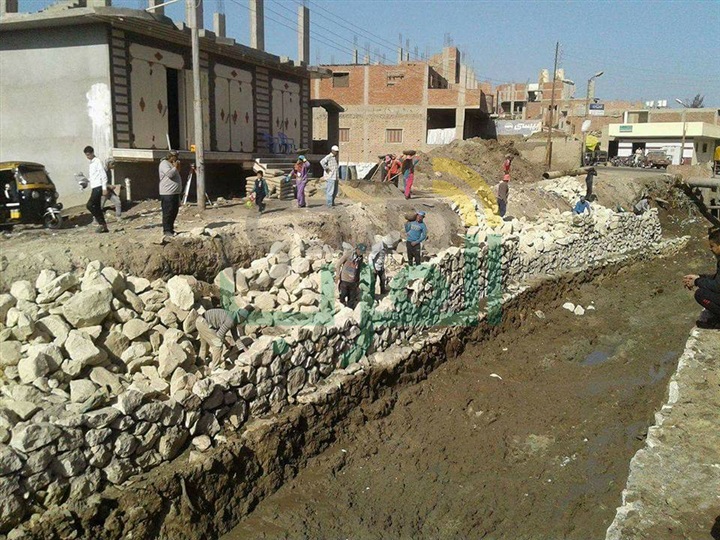 وكيل ري الشرقية : الانتهاء من إنشاء حائط ساند بـ" ههيا "