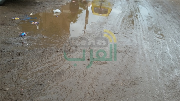 بالصور.. شلل مرورى بالقليوبية بسبب الأمطار الغزيرة