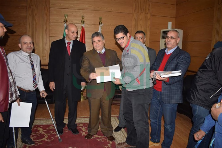 جامعة بنها تكريم الطلاب أبطال الجامعات المصرية من متحدى الإعاقة