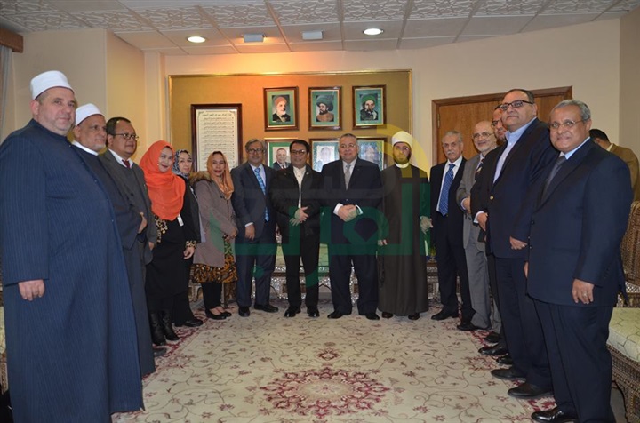  بالصور.. وكيل البرلمان يستقبل السفير الأندونيسي بحضور الأزهري