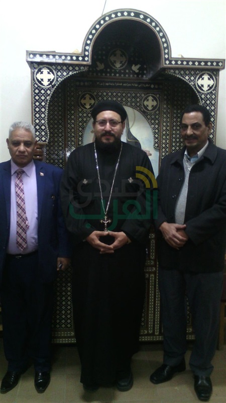 بالصور.. وفد بـ"تعليم القليوبية" يزور كنسية بولس الرسول