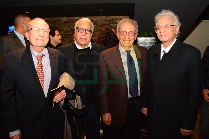 وصول عادل إمام وعمرو موسى وإبراهيم عيسى لحضور العرض الخاص لفيلم "مولانا" وصول عادل إمام وعمرو موسى وإبراهيم عيسى لحضور العرض الخاص لفيلم "مولانا"