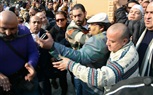  وصول معتز الدمرادش وزوجته للصلاة على 