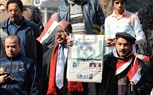  وصول معتز الدمرادش وزوجته للصلاة على 