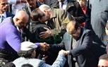  وصول معتز الدمرادش وزوجته للصلاة على 
