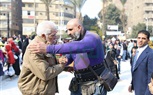  وصول معتز الدمرادش وزوجته للصلاة على 