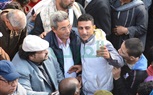  وصول معتز الدمرادش وزوجته للصلاة على 