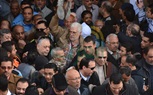  وصول معتز الدمرادش وزوجته للصلاة على 