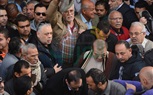  وصول معتز الدمرادش وزوجته للصلاة على 