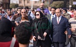  وصول معتز الدمرادش وزوجته للصلاة على 