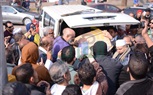  وصول معتز الدمرادش وزوجته للصلاة على 