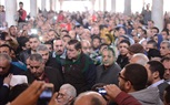  وصول معتز الدمرادش وزوجته للصلاة على 