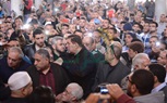  وصول معتز الدمرادش وزوجته للصلاة على 