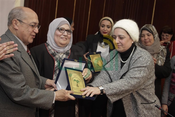 فى الاحتفالية العربية بمناسبة اليوم العربى للأمية وتعليم الكبار