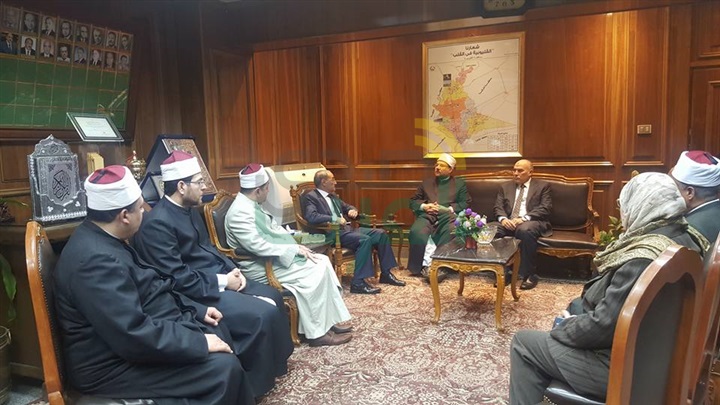  بالصور...محافظ القليوبية يستقبل وزير الأوقاف 
