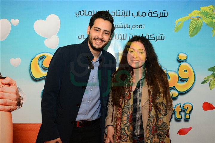 بالصور .. العرض الأول من فيلم "فين قلبي" بحضور أبطال الفيلم بسينما نايل سيتي