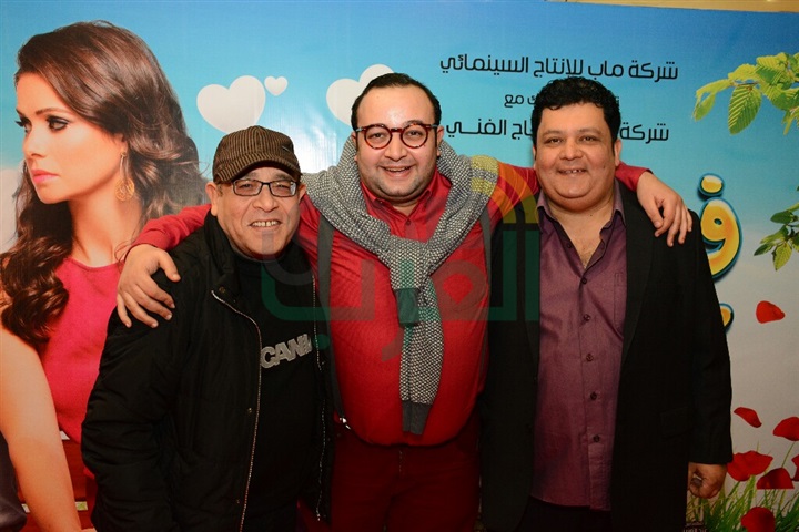 بالصور .. العرض الأول من فيلم "فين قلبي" بحضور أبطال الفيلم بسينما نايل سيتي
