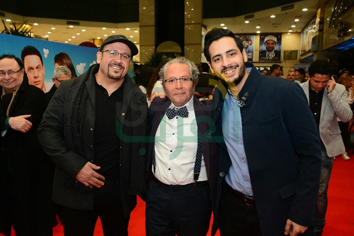 بالصور .. العرض الأول من فيلم "فين قلبي" بحضور أبطال الفيلم بسينما نايل سيتي