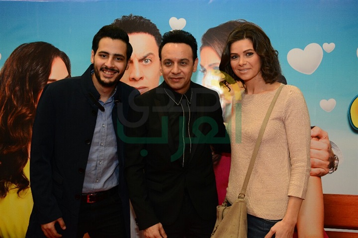 بالصور .. العرض الأول من فيلم "فين قلبي" بحضور أبطال الفيلم بسينما نايل سيتي