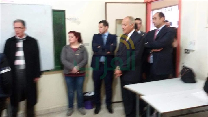 بالصور ....ابو الغيط يزور أحد مخيمات النازحين السوريين في لبنان