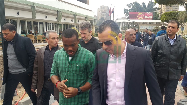 بالصور.. أول ظهور لـ"كوليبالي" بالأهلي