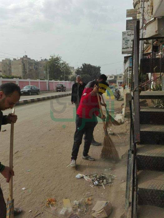 محافظ الشرقية يُشيد بجهود شباب منتدى الحوار الوطني فى أعمال النظافة والتجميل