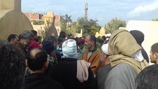 أهالى القليوبية يشيعون جنازة الشهيد مجند أسامة عاشور