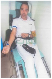 بالصور.. ضباط الأحوال المدنية يتبرعون بالدم لصالح المرضى