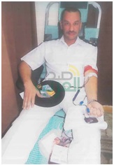 بالصور.. ضباط الأحوال المدنية يتبرعون بالدم لصالح المرضى