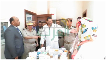 «الداخلية» ترسل قافلة طبية مجانية للغربية